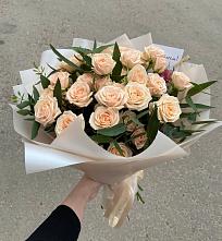 Букет Кремовые розы Латте в Архонскую